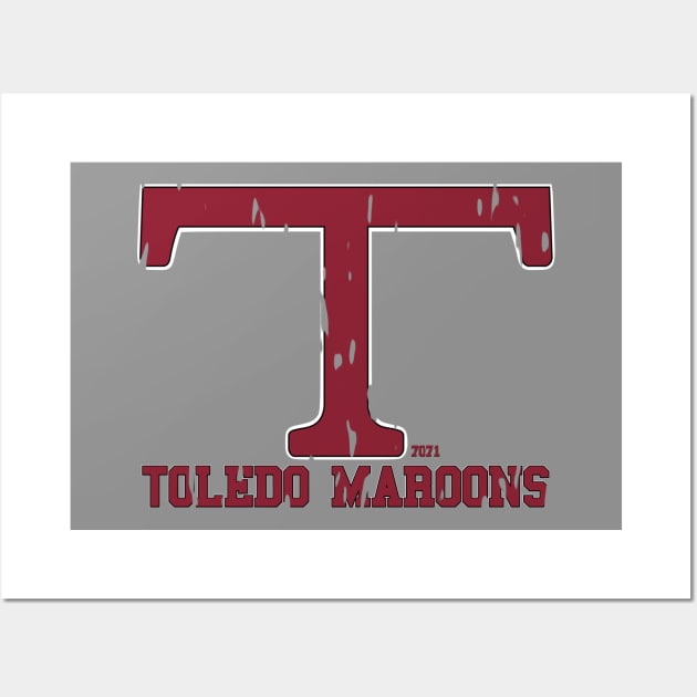 Vintage Toledo Maroons Wall Art by 7071